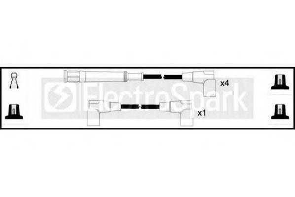 STANDARD OEK891 Комплект дротів запалювання