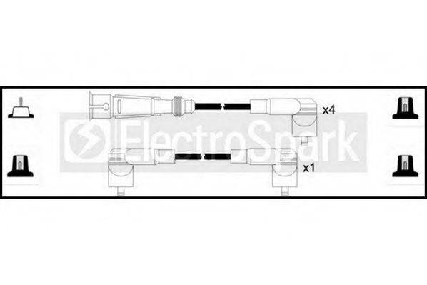 STANDARD OEK647 Комплект дротів запалювання