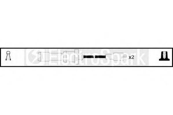 STANDARD OEK763 Комплект дротів запалювання