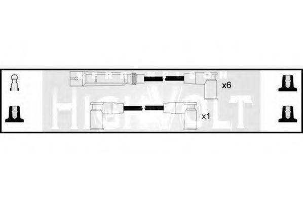 STANDARD OEF814 Комплект дротів запалювання