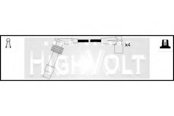 STANDARD OEF1028 Комплект дротів запалювання