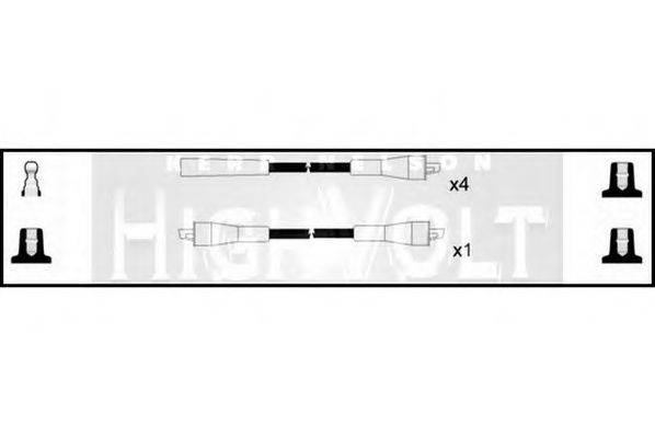 STANDARD OEF788 Комплект дротів запалювання