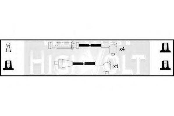 STANDARD OEF716 Комплект дротів запалювання