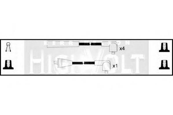 STANDARD OEF291 Комплект дротів запалювання