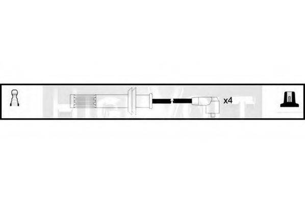 STANDARD OEF247 Комплект дротів запалювання