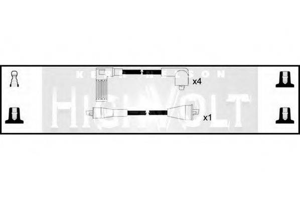 STANDARD OEF322 Комплект дротів запалювання