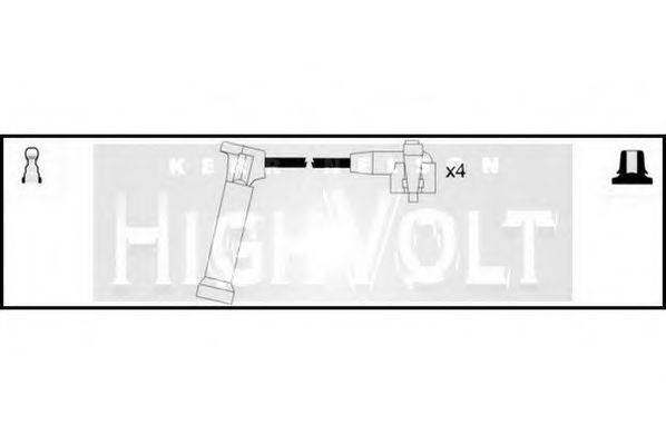 STANDARD OEF408 Комплект дротів запалювання