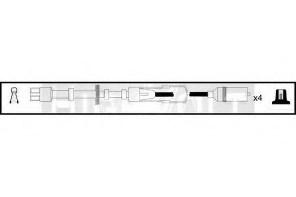 STANDARD OEF616 Комплект дротів запалювання