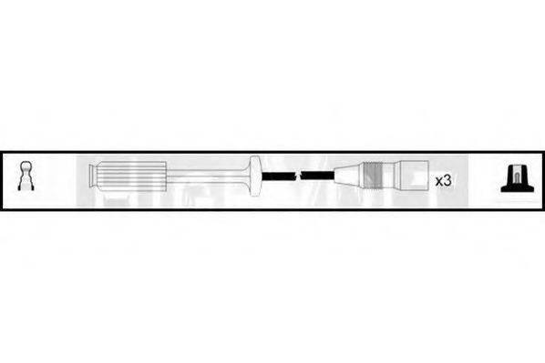 STANDARD OEF938 Комплект дротів запалювання