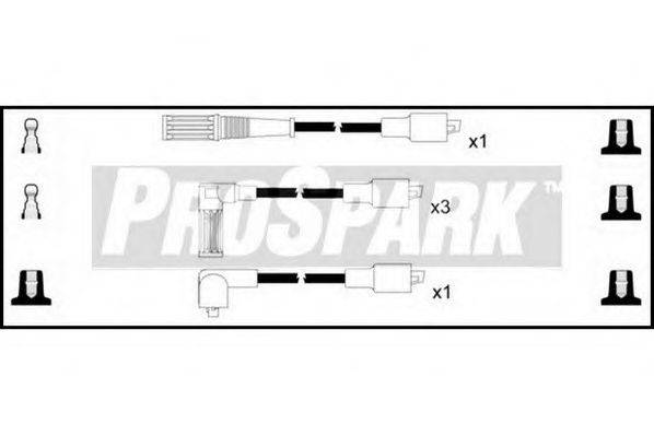 STANDARD OES168 Комплект дротів запалювання