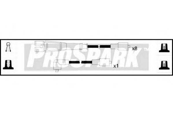 STANDARD OES725 Комплект дротів запалювання