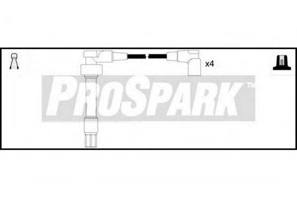 STANDARD OES807 Комплект дротів запалювання