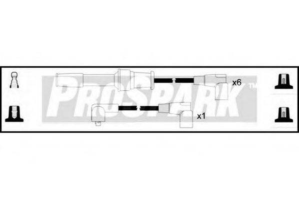 STANDARD OES817 Комплект дротів запалювання