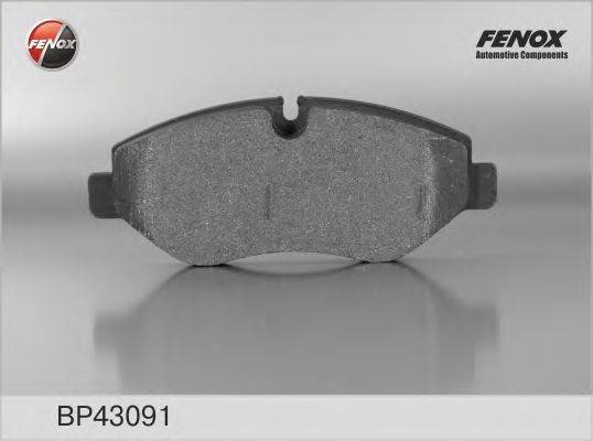 FENOX BP43091 Комплект гальмівних колодок, дискове гальмо