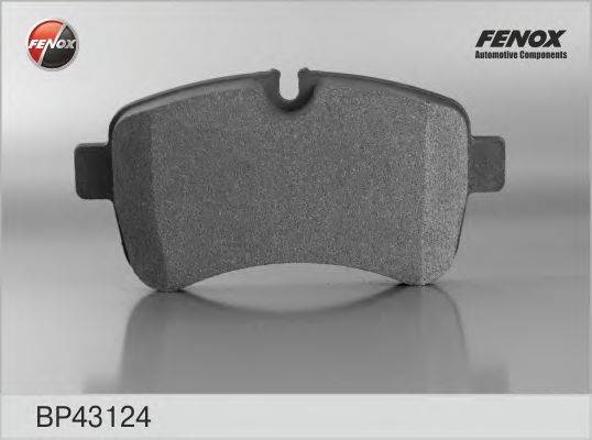 FENOX BP43124 Комплект гальмівних колодок, дискове гальмо