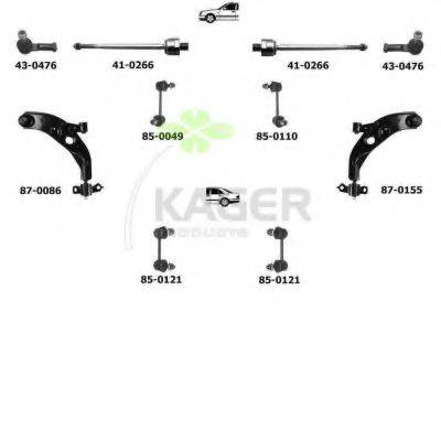 KAGER 800307 Підвіска колеса