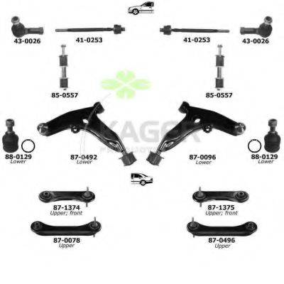 KAGER 800871 Підвіска колеса