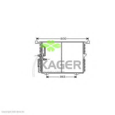 KAGER 945769 Конденсатор, кондиціонер