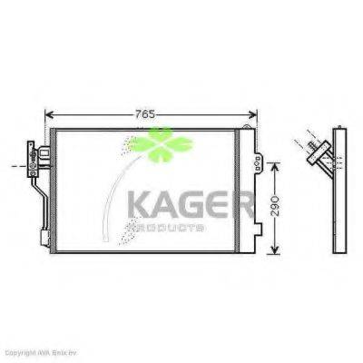 KAGER 946373 Конденсатор, кондиціонер