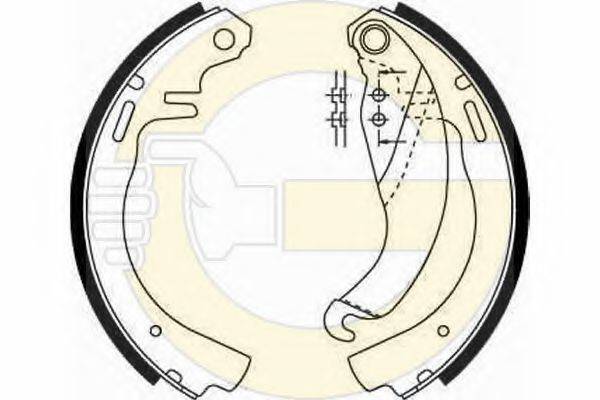 GIRLING 5161879 Комплект гальмівних колодок