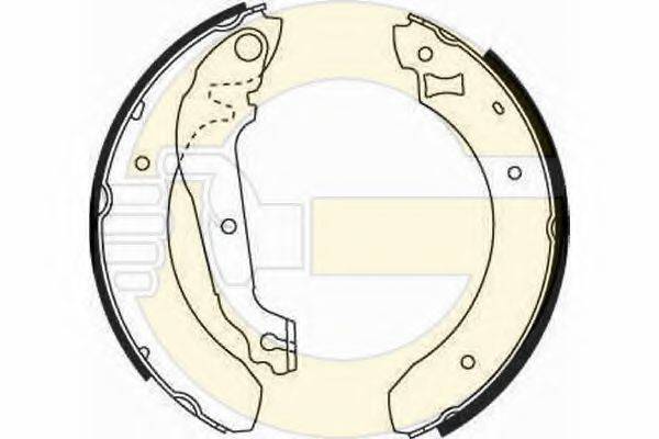 GIRLING 5162071 Комплект гальмівних колодок