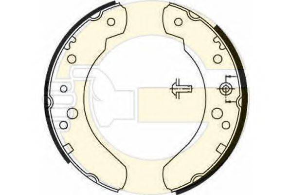 GIRLING 5162241 Комплект гальмівних колодок