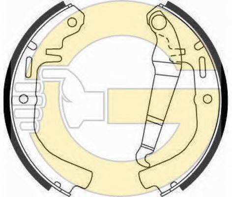 GIRLING 5180789 Комплект гальмівних колодок