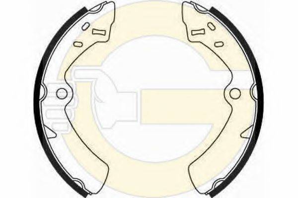 GIRLING 5182609 Комплект гальмівних колодок