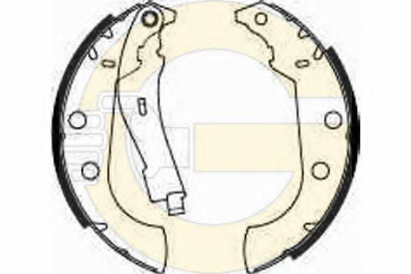 GIRLING 5182723 Комплект гальмівних колодок