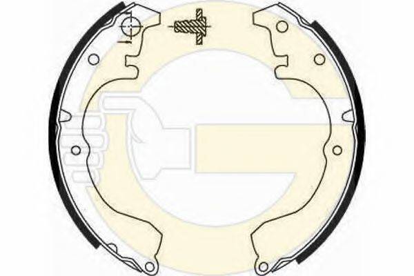 GIRLING 5182879 Комплект гальмівних колодок