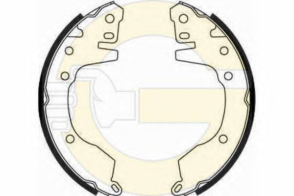 GIRLING 5185179 Комплект гальмівних колодок