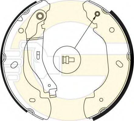 GIRLING 5186894 Комплект гальмівних колодок