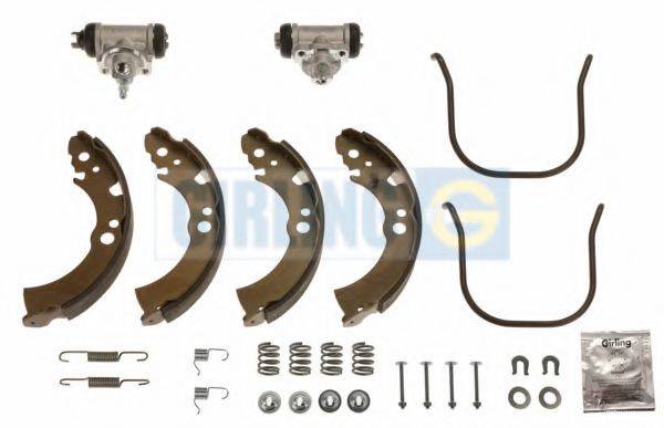 GIRLING 5219539 Комплект гальмівних колодок