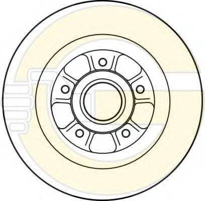 GIRLING 6042274 гальмівний диск