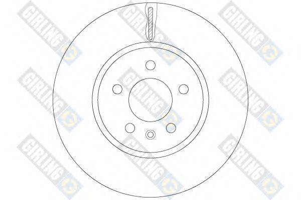GIRLING 6062601 гальмівний диск