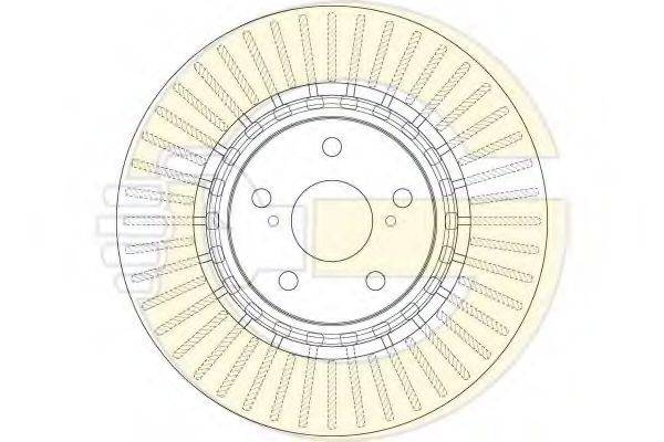 GIRLING 6062651 гальмівний диск