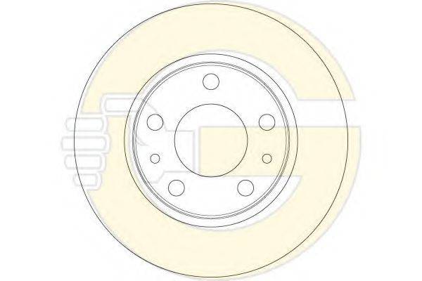 GIRLING 6064123 гальмівний диск