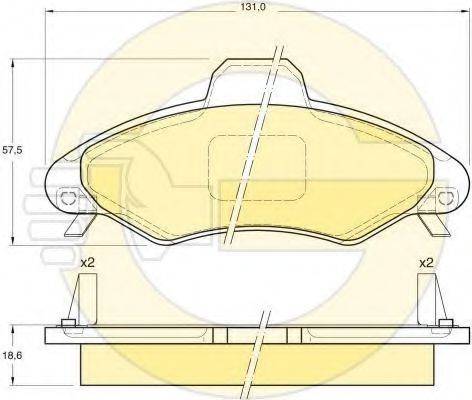 GIRLING 6410863 Комплект гальм, дисковий гальмівний механізм