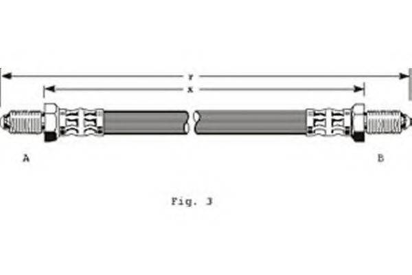 GIRLING 9003163 Гальмівний шланг
