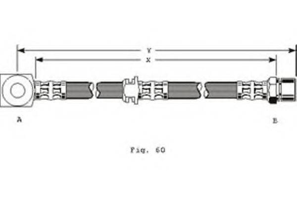 GIRLING 9004224 Гальмівний шланг