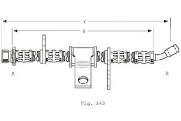 GIRLING 9004370 Гальмівний шланг