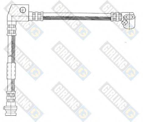 GIRLING 9004446 Гальмівний шланг