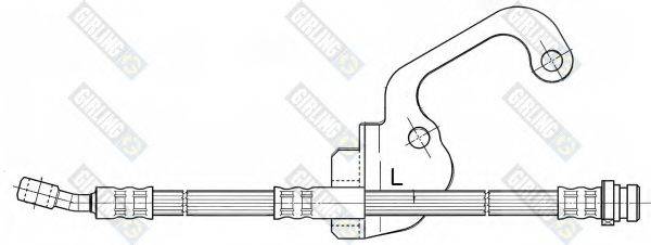 GIRLING 9004506 Гальмівний шланг