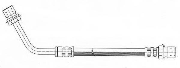 KAWE 510617 Гальмівний шланг