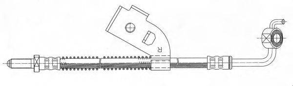 KAWE 511273 Гальмівний шланг