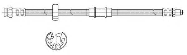 KAWE 516878 Гальмівний шланг