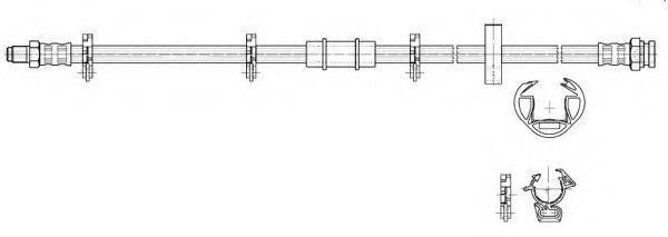 KAWE 516974 Гальмівний шланг