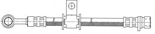 KAWE 510493 Гальмівний шланг