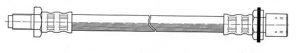 KAWE 510537 Гальмівний шланг