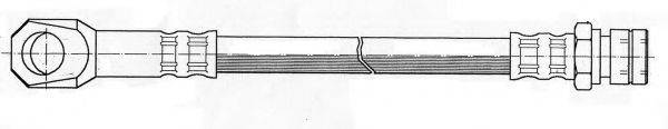 KAWE 510844 Гальмівний шланг